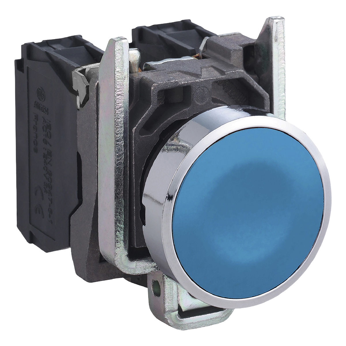 Pulsador XB4 Metálico Azul 1NA Schneider Electric