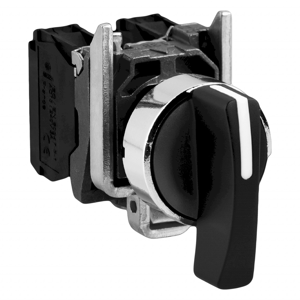 PERILLA XB4 MET 3POS FIJAS 2NA MAN.LARGA XB4BJ33