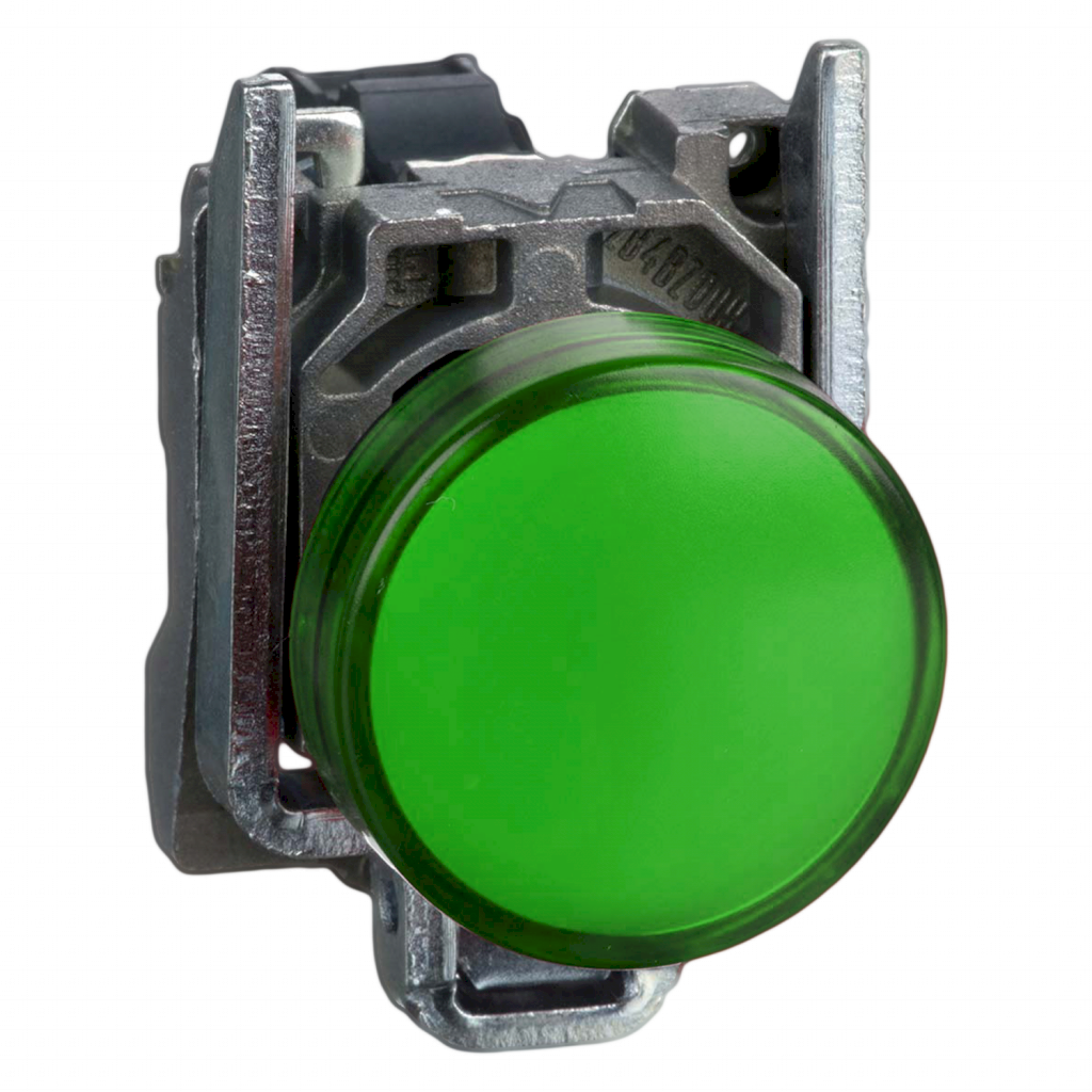 Ojo De Buey XB4 Metalico 24VCA/VCC 22mm Verde Schneider Electric