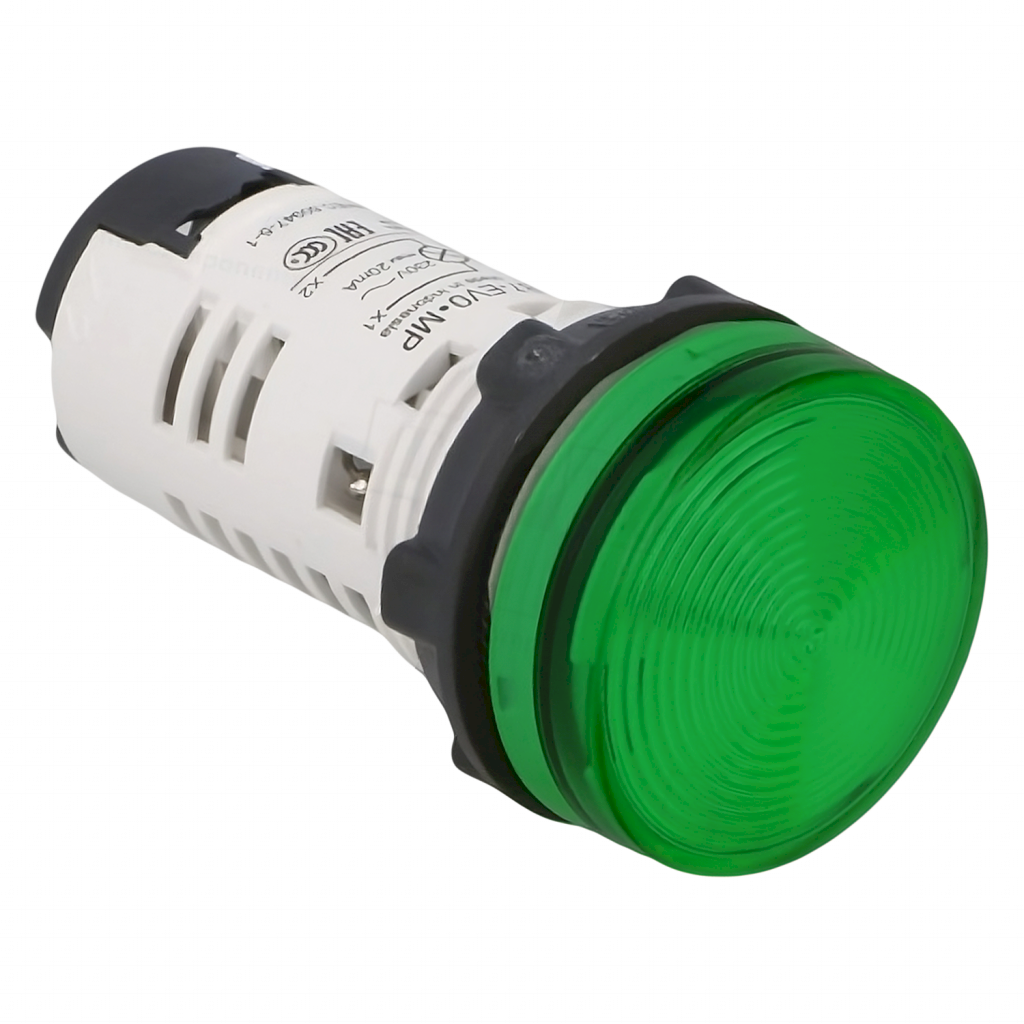 Ojo De Buey XB7 Plastico 24VCA/VCC 22mm Led Verde Schneider Electric