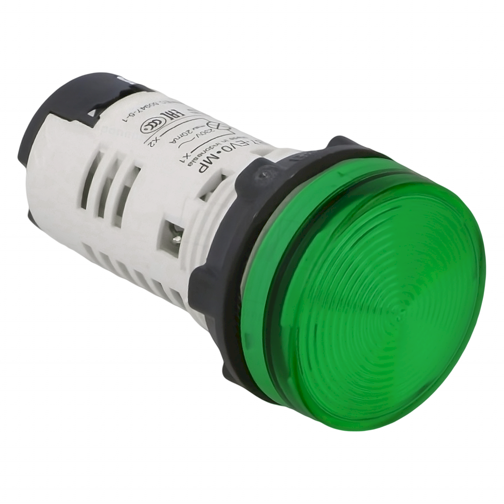 Ojo De Buey XB7 Plastico 220VCA/VCC 22mm Led Verde Schneider Electric