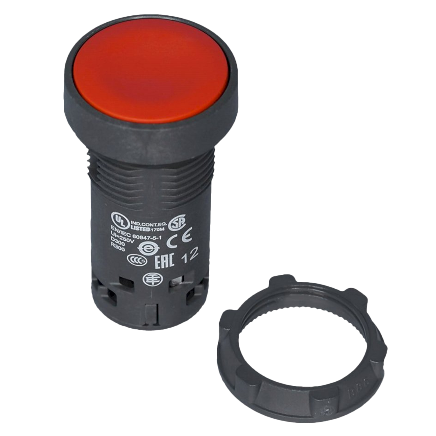 Pulsador XB7 Plástico Rojo 1NC Schneider Electric