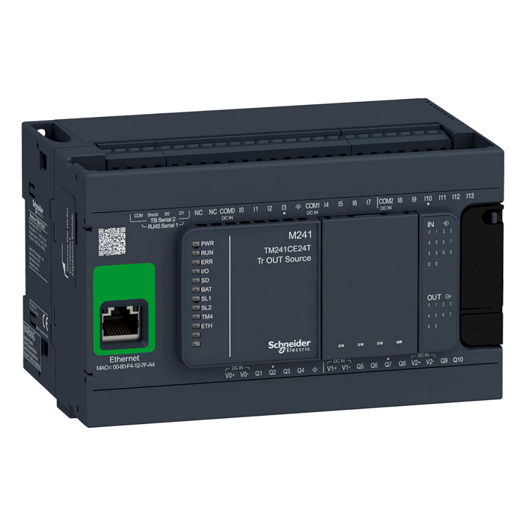 [21732] CPU M241 CONTROLADOR 24 E/S TRANSI PNP/ETH TM241CE24T