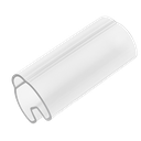 Tubito Portadígito 15mm de Largo Encastre 2 a 4mm2 Transparente PVC Hoyos