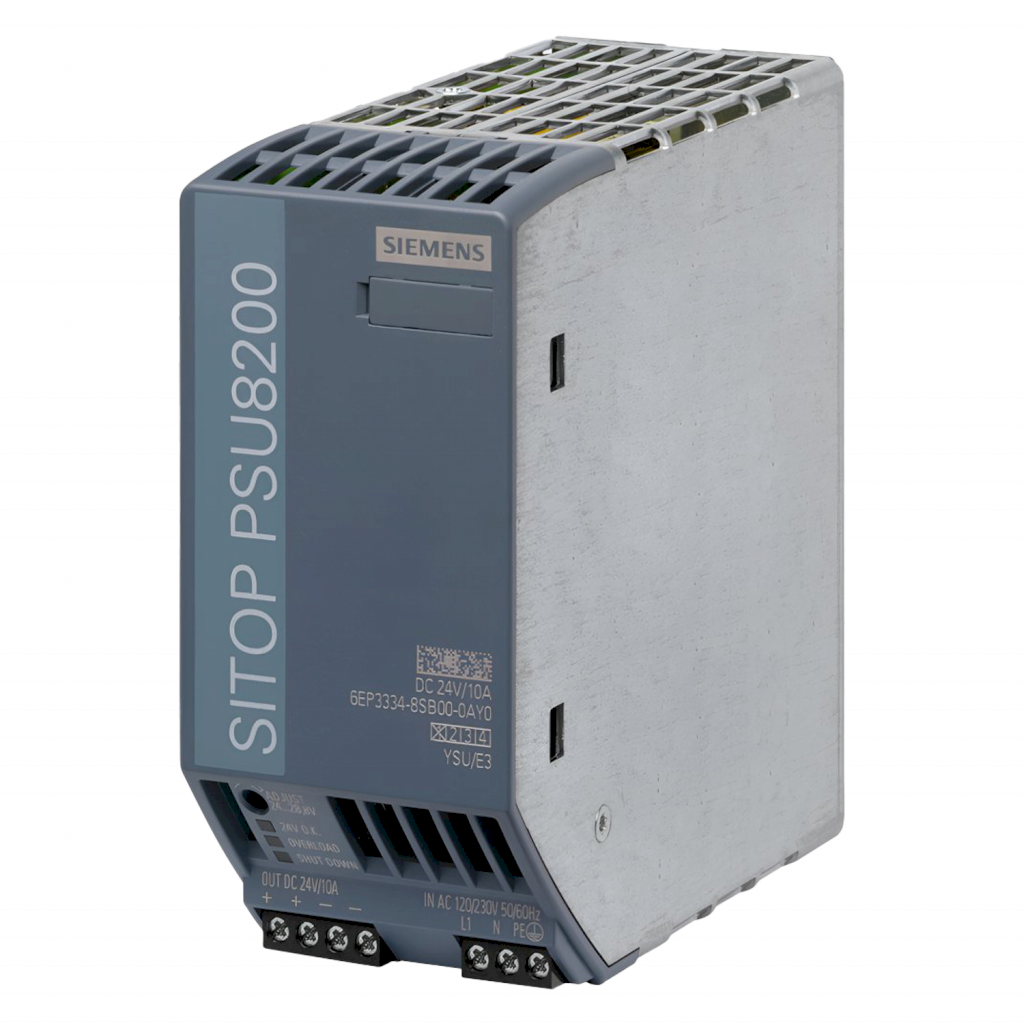 FUENTE MONOF E:220V S:24VCC 10 AMP SITOP PSU820 6EP3334-8SB00-0AY0