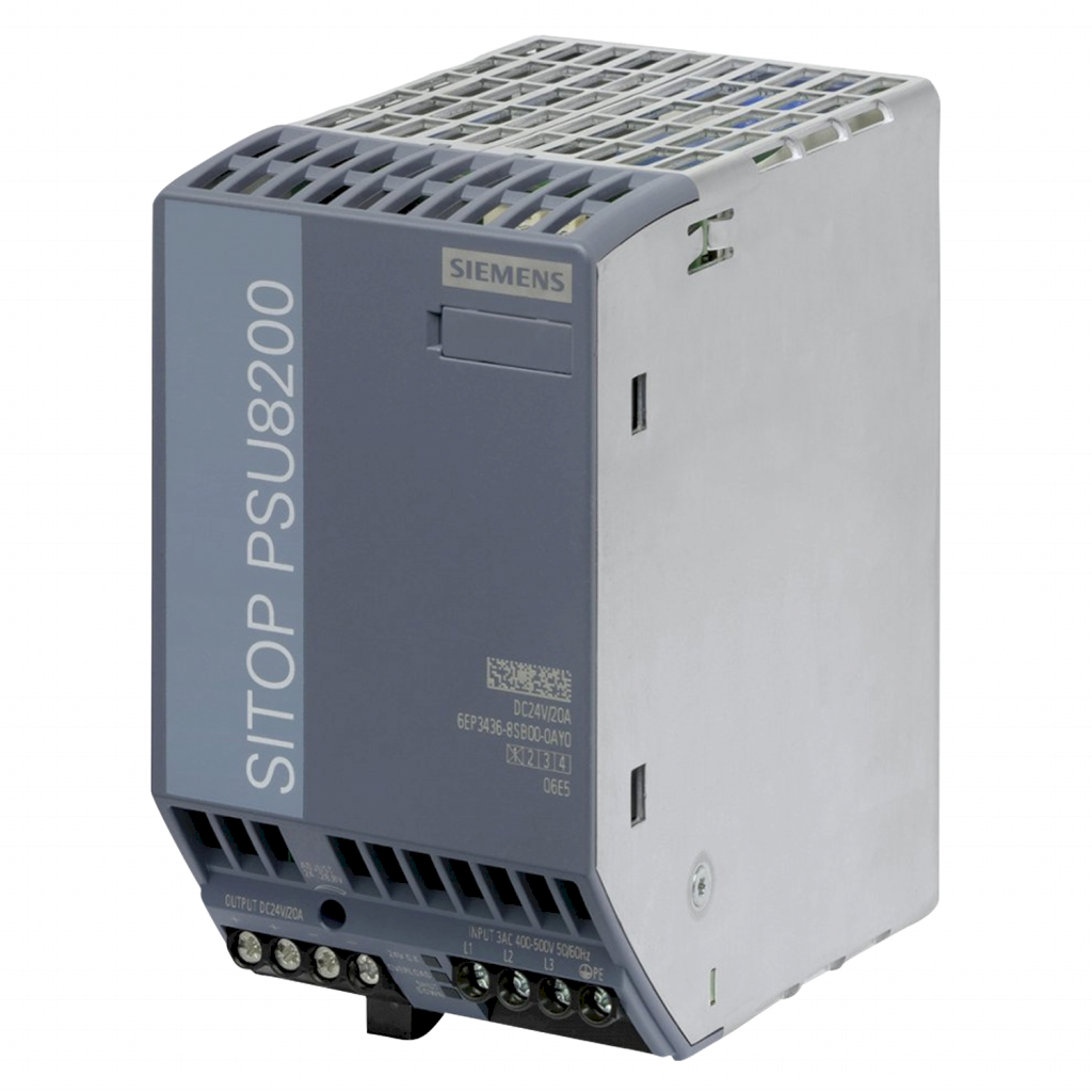 FUENTE TRIF 500-24VCC 20 AMP SITOP PSU8200 6EP3436-8SB00-0AY0