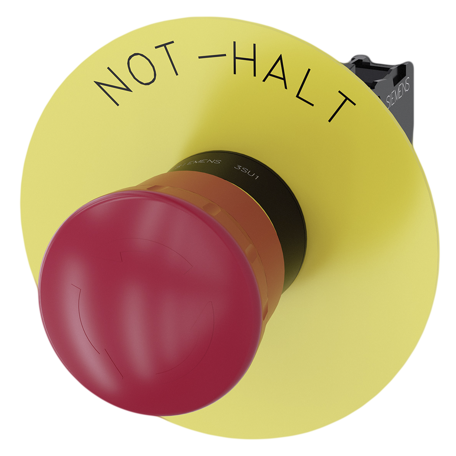 [22833] Pulsador Hongo ACT PVC 1NC Emergencia Rojo Pulsar-Girar Siemens