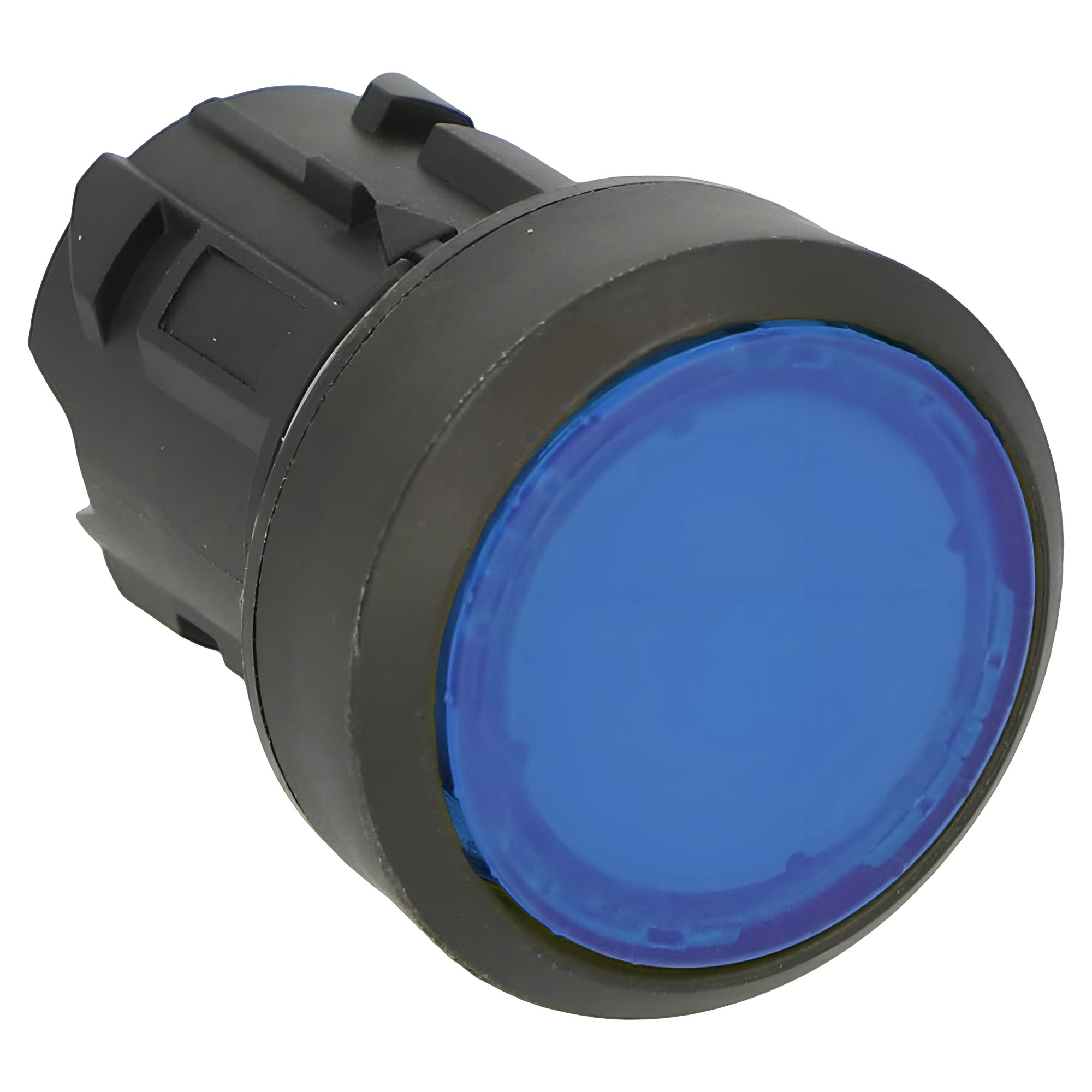 [22980] Cabezal Pulsador 3SU ACT Plástico Luminoso S/Soporte S/Led Azul Siemens