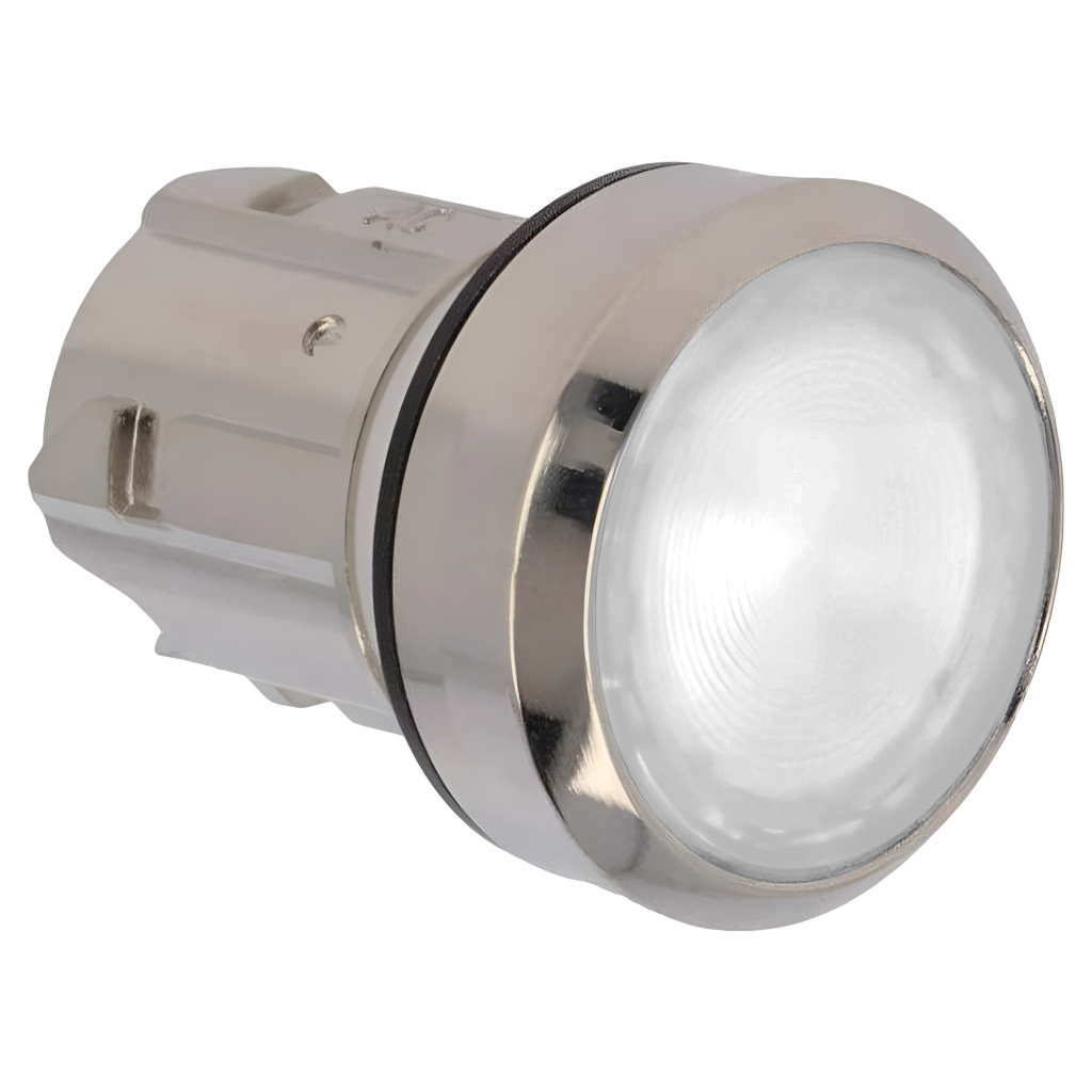 Cabezal Pulsador 3SU ACT Metálico Luminoso S/Soporte S/Led Blanco Siemens
