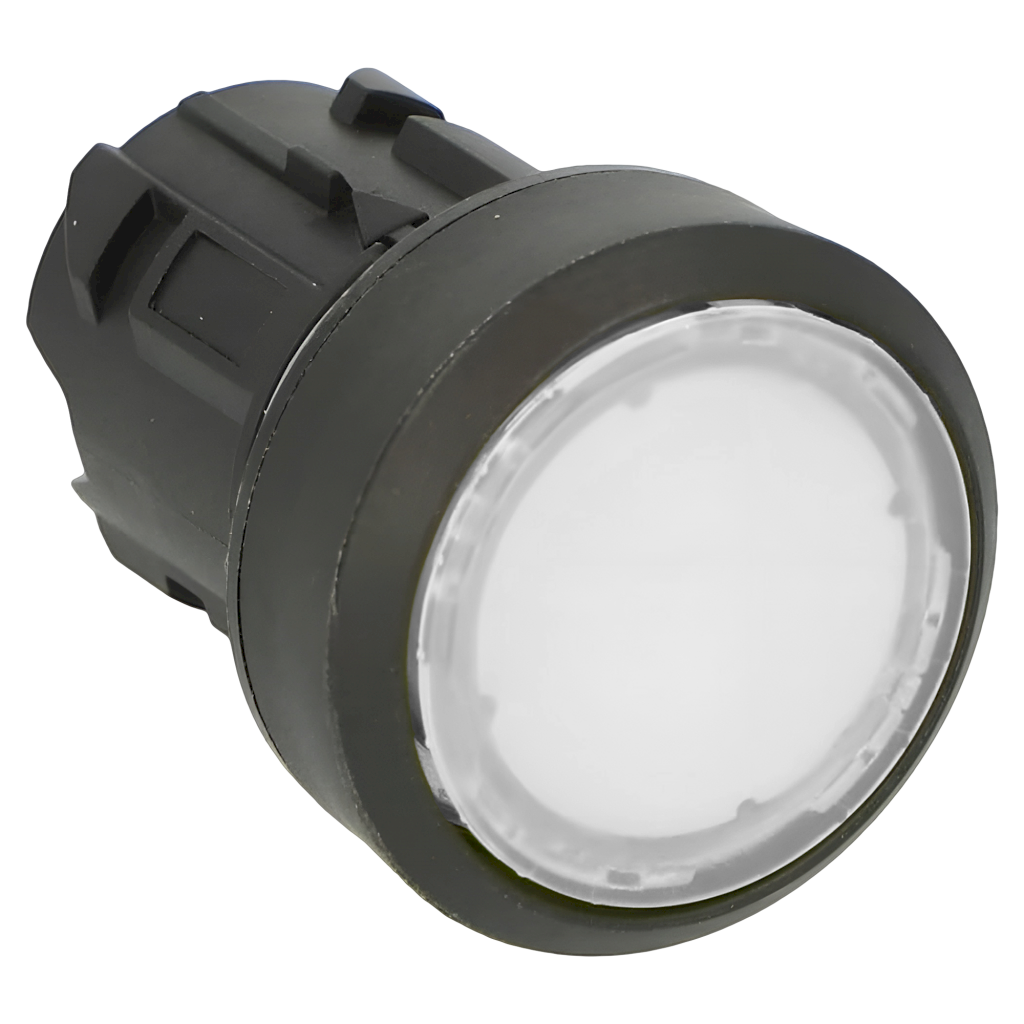 PULSADOR ACT PCO LUMINOSO S/SOP S/LED BLANCO 3SU1001-0AB60-0AA0