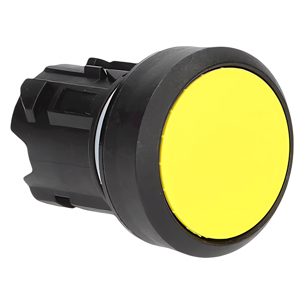 PULSADOR ACT PLASTICO S/SOPORTE AMARILLO 100353740