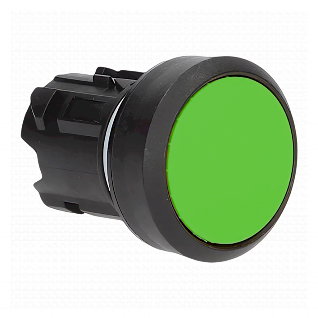 [24002] Cabezal Pulsador 3SU ACT Plástico S/Soporte Verde Siemens