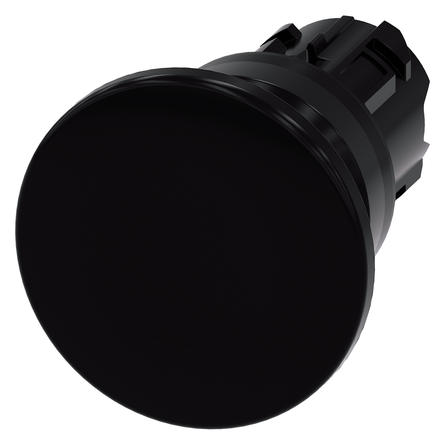 Pulsador Hongo Sirius ACT PVC Negro S/Contactos Integrados Siemens