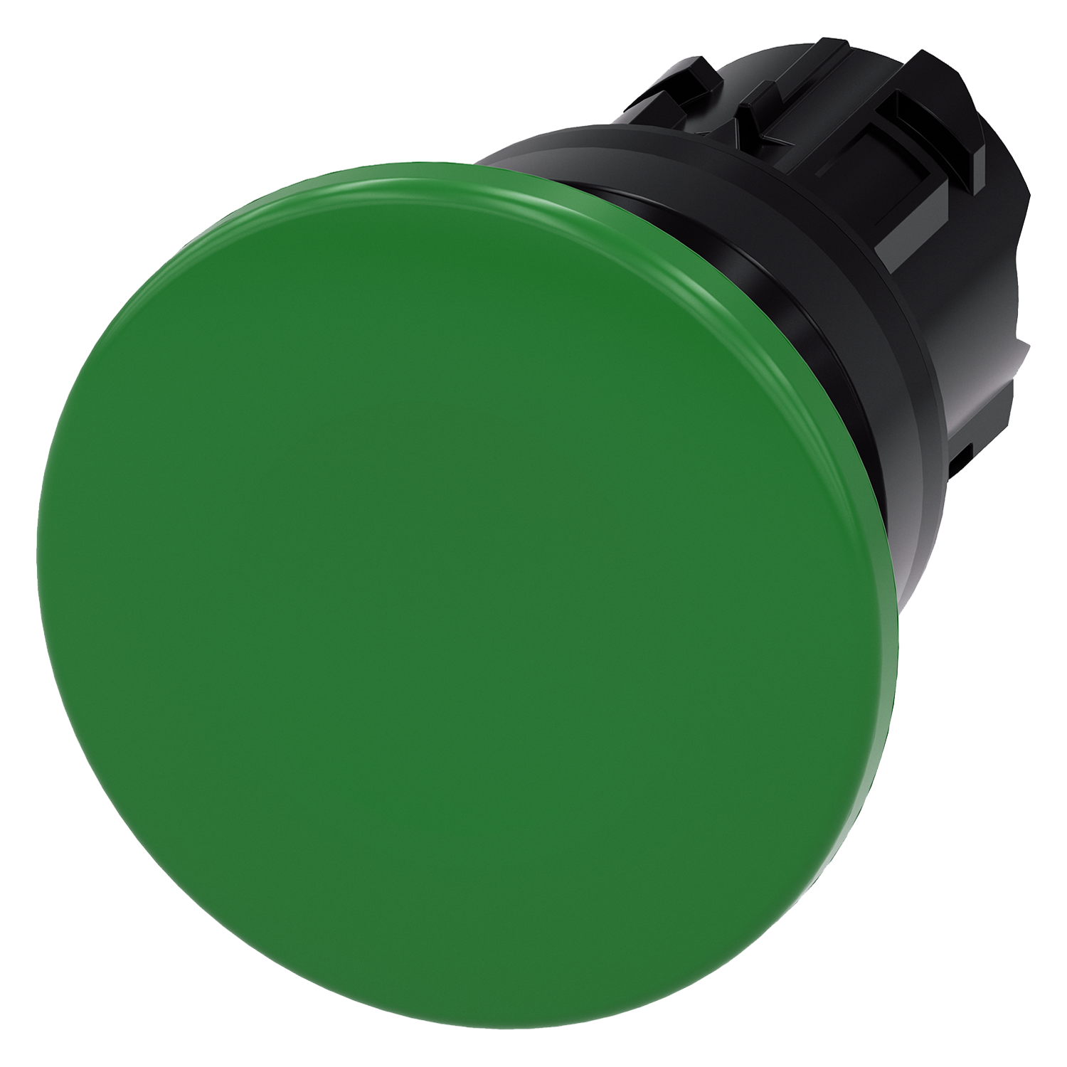 Pulsador Hongo Sirius ACT PVC Verde S/Contactos Integrados Siemens
