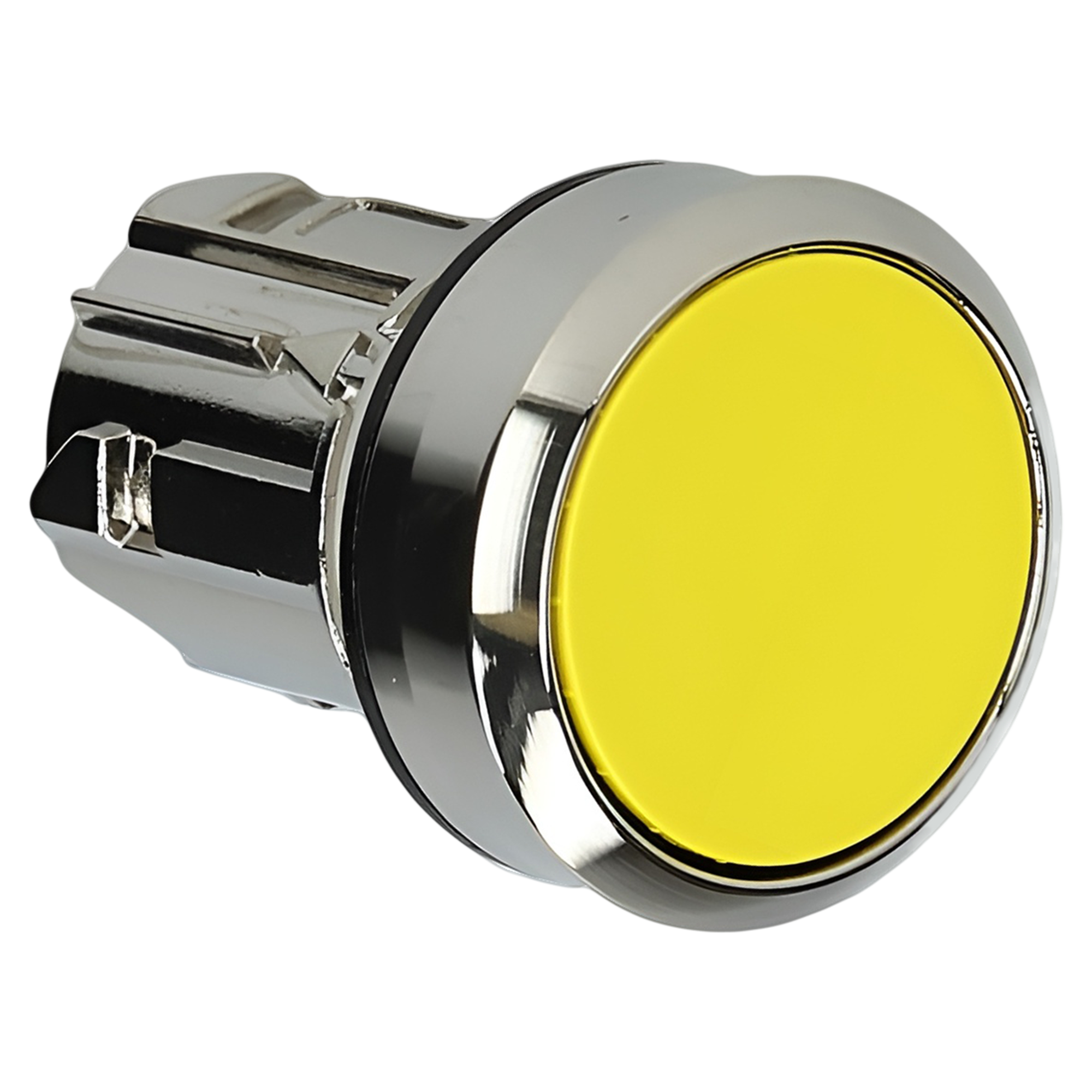 [24053] Cabezal Pulsador 3SU ACT Metálico S/Soporte Amarillo Siemens