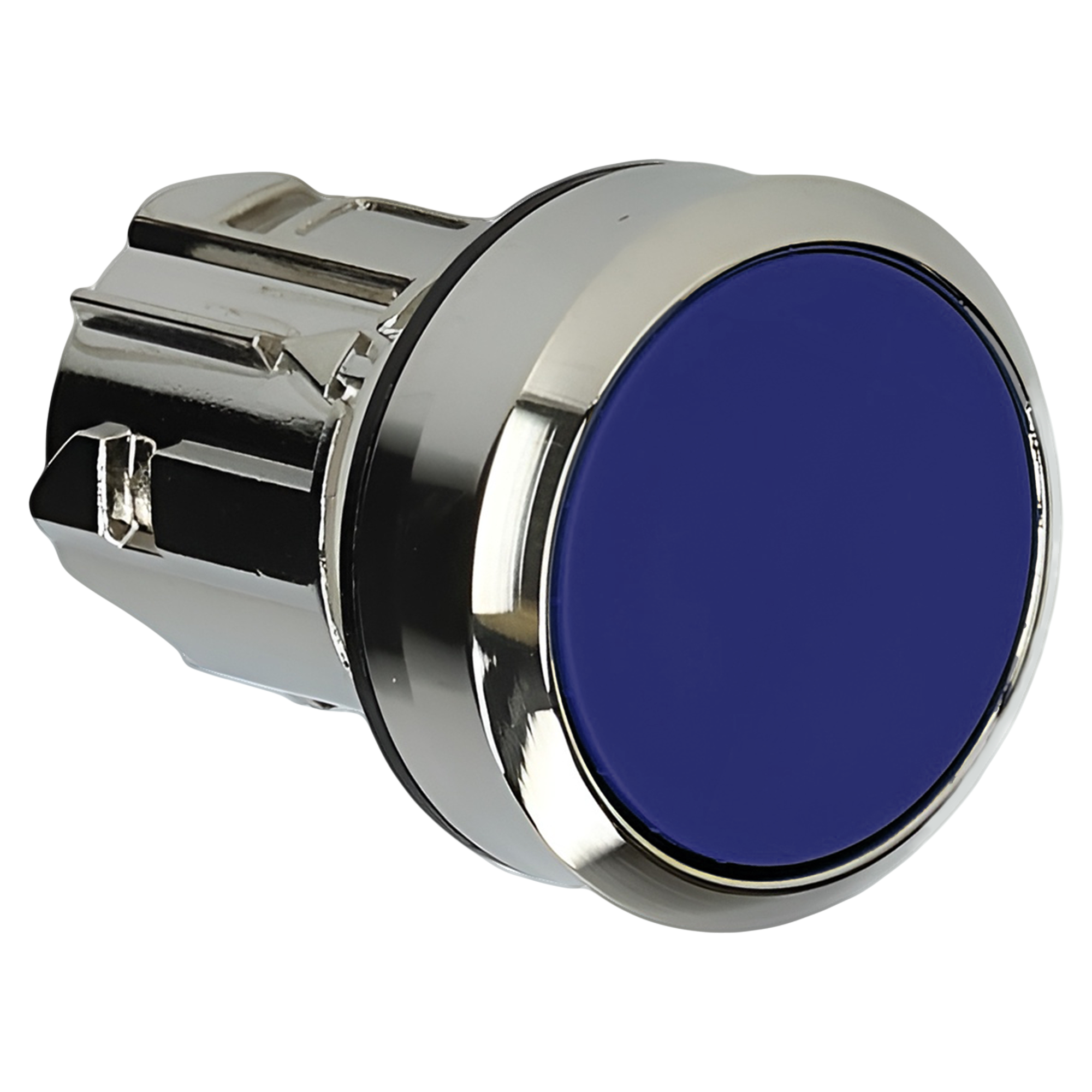 [24055] Cabezal Pulsador 3SU ACT Metálico S/Soporte Azul Siemens