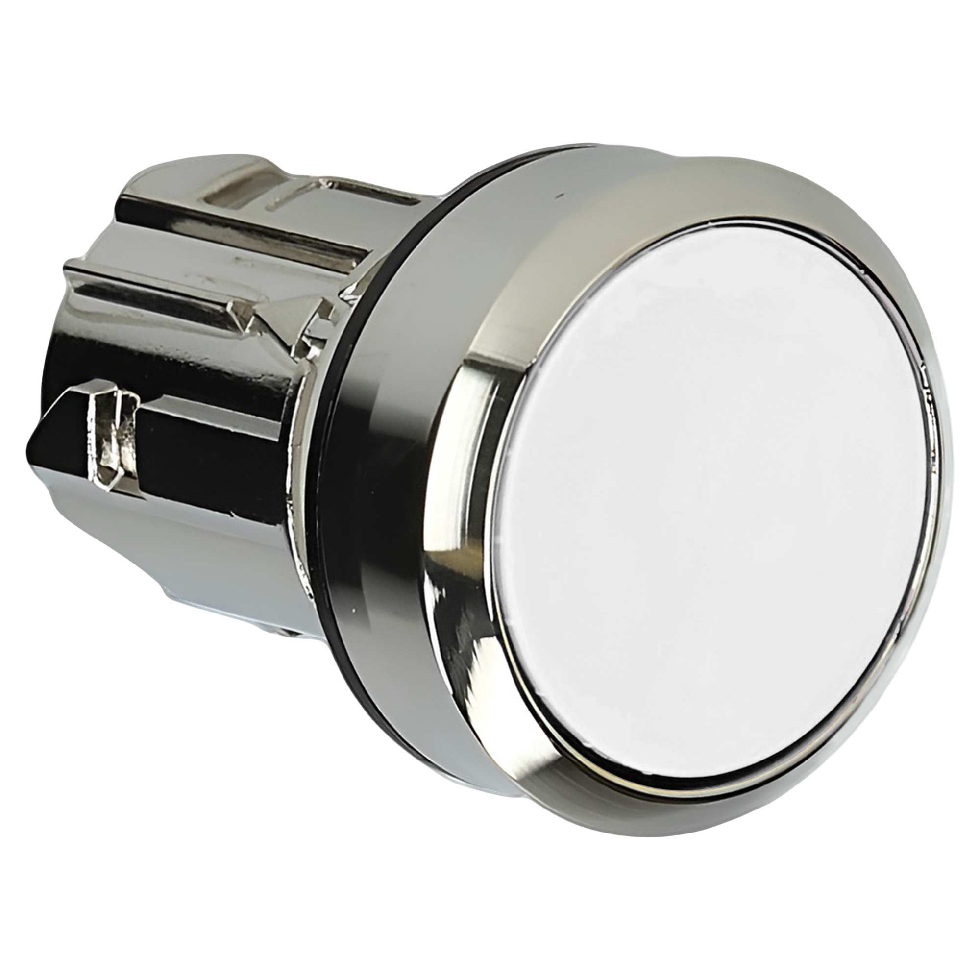 [24056] Cabezal Pulsador 3SU ACT Metálico S/Soporte Blanco Siemens
