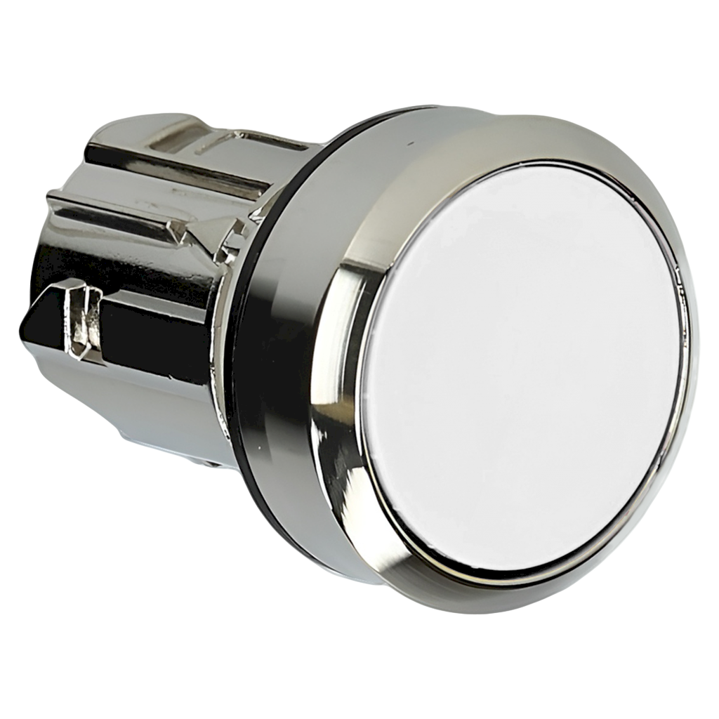 PULSADOR ACT METALICO S/SOPORTE  BLANCO 3SU1050-0AB60-0AA0
