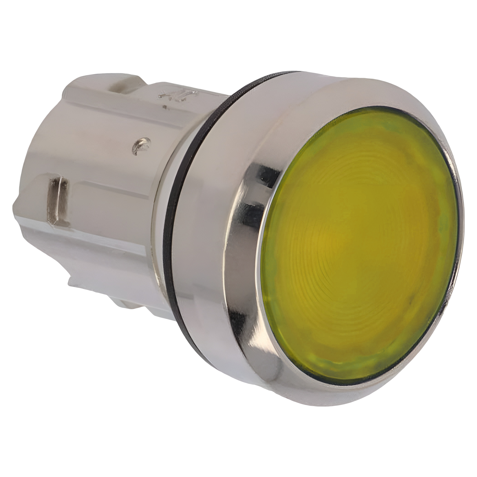 [24064] Cabezal Pulsador 3SU ACT Metálico Luminoso S/Soporte S/Led Amarillo Siemens