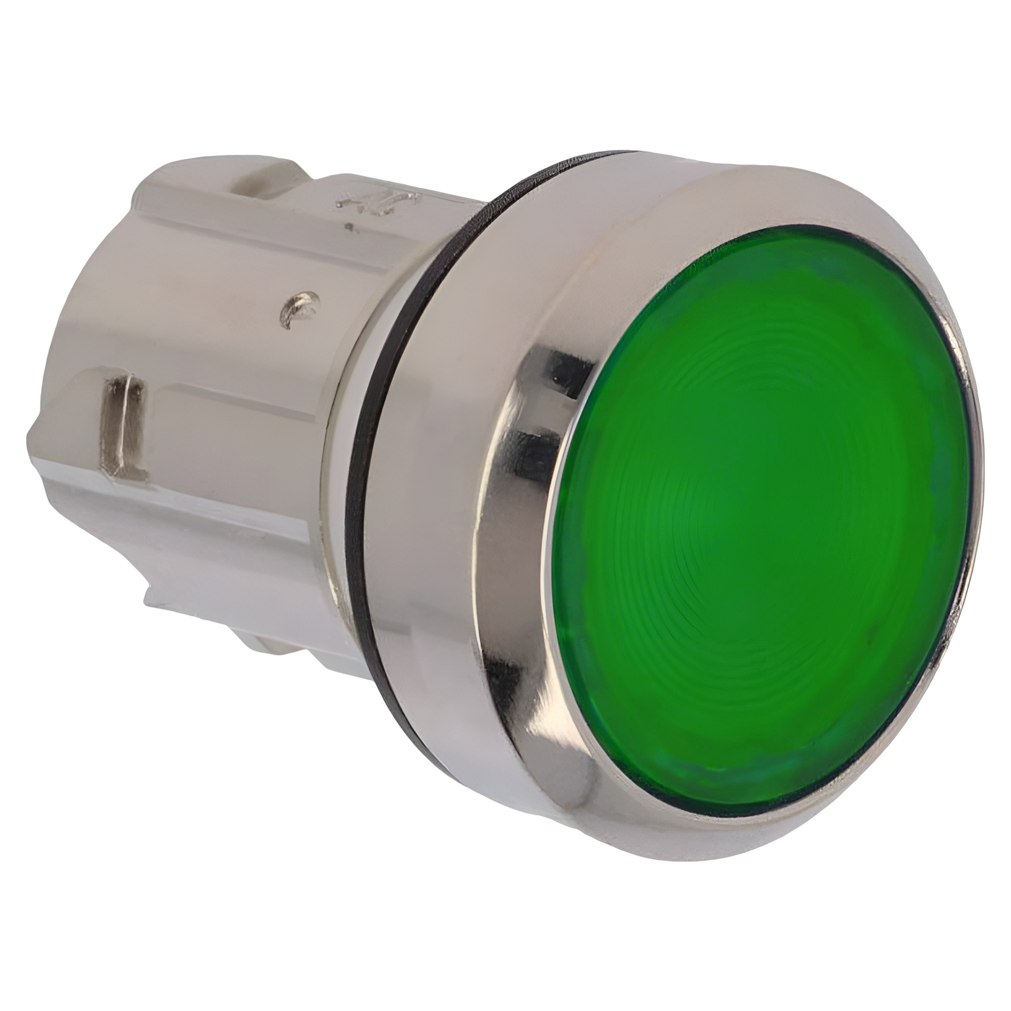 [24065] Cabezal Pulsador 3SU ACT Metálico Luminoso S/Soporte S/Led Verde Siemens