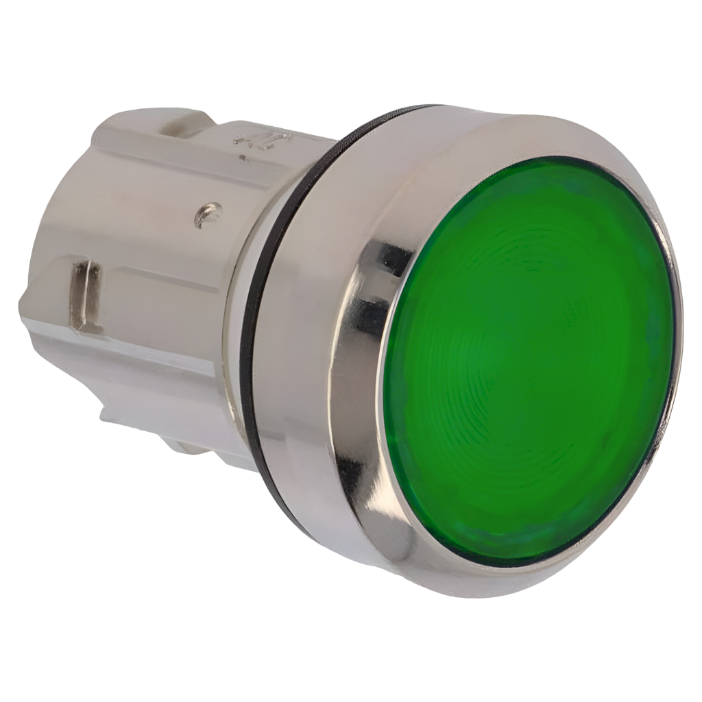 PULSADOR ACT MET LUMINOSO S/SOP S/LED VERDE 3SU1051-0AB40-0AA0