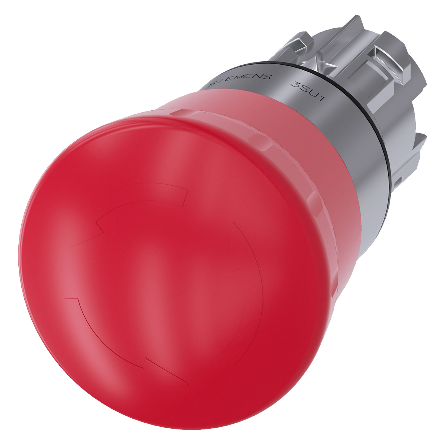 Pulsador Hongo Emergencia Sirius ACT Metal Rojo S/Contactos Integrados Siemens