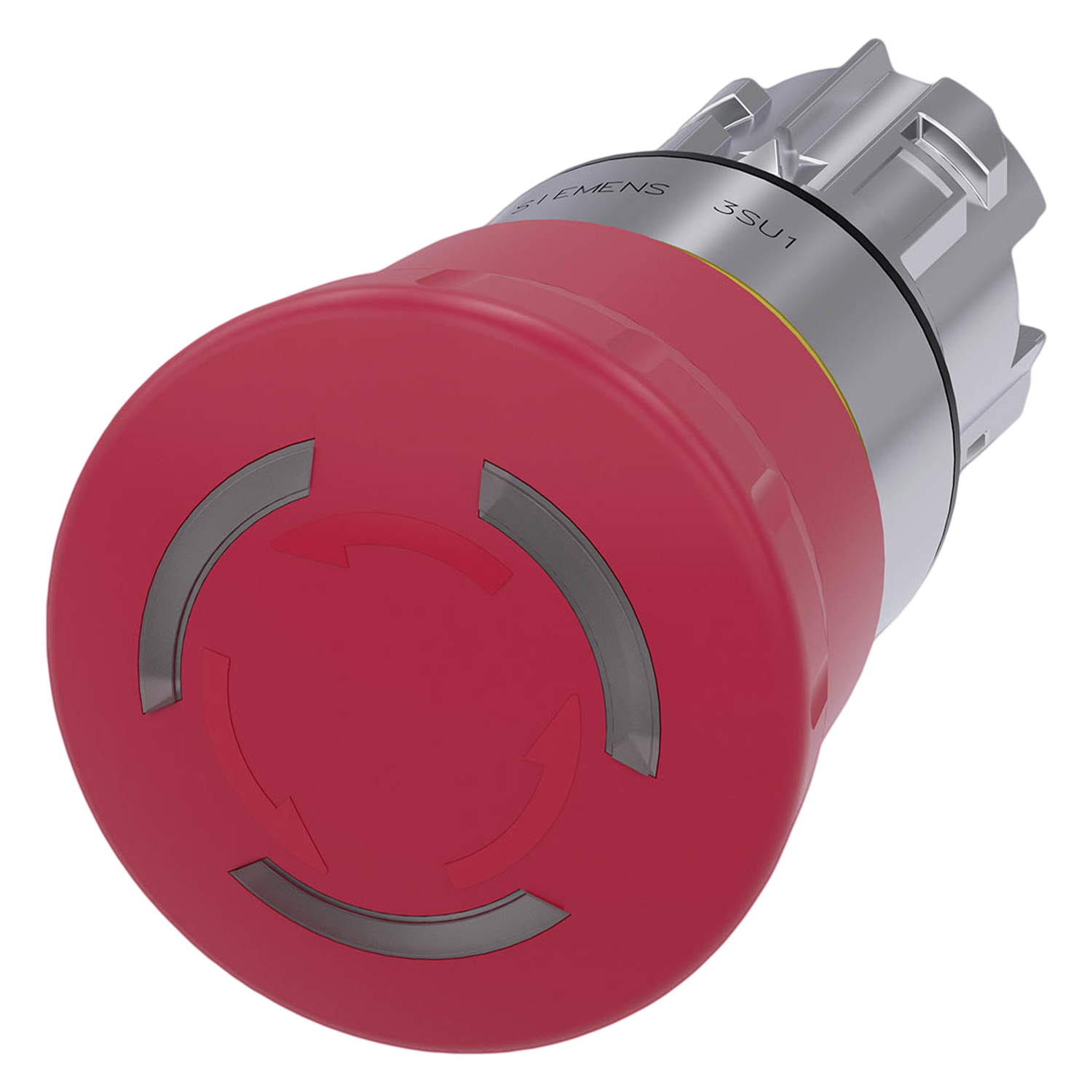 [24069] Pulsador Hongo Emergencia Sirius ACT Metal Rojo S/Contactos Integrados Siemens