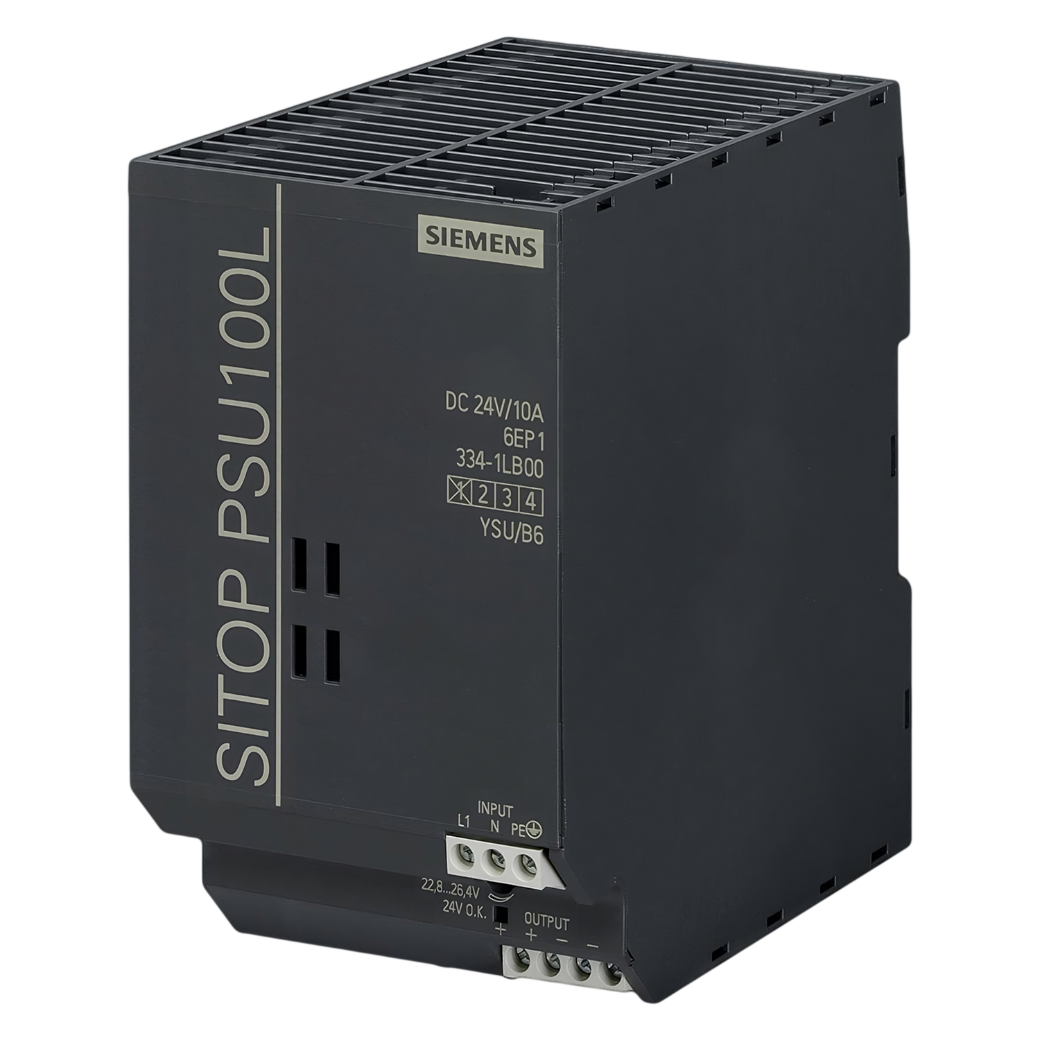 Fuente Monofásica PSU100L E: 220V S: 24VCC 10A Siemens