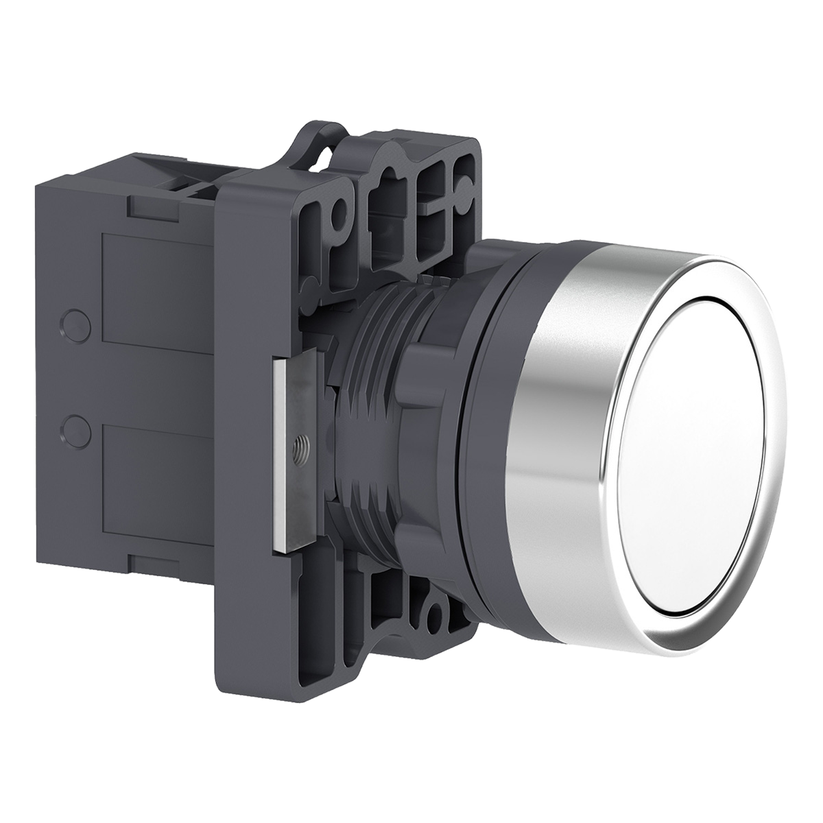 Pulsador XA2 Plástico Blanco 1NA Schneider Electric