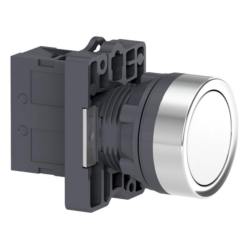 Pulsador XA2 Plástico Blanco 1NA Schneider Electric
