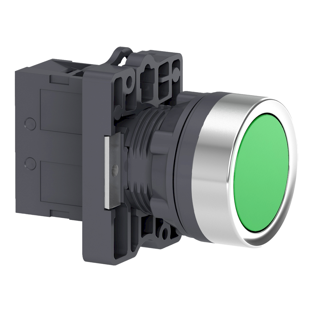[26002] Pulsador XA2 Rasante Plástico Verde 1NA Schneider Electric