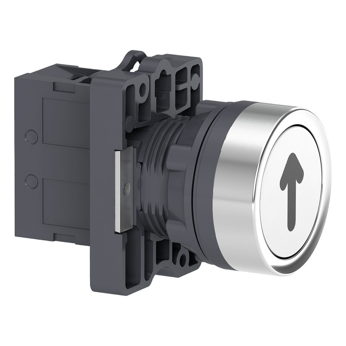 Pulsador XA2 Plástico Blanco "I" 1NA Schneider Electric