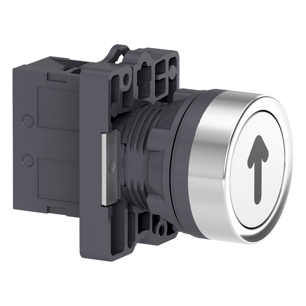 Pulsador XA2 Plástico Blanco "I" 1NA Schneider Electric