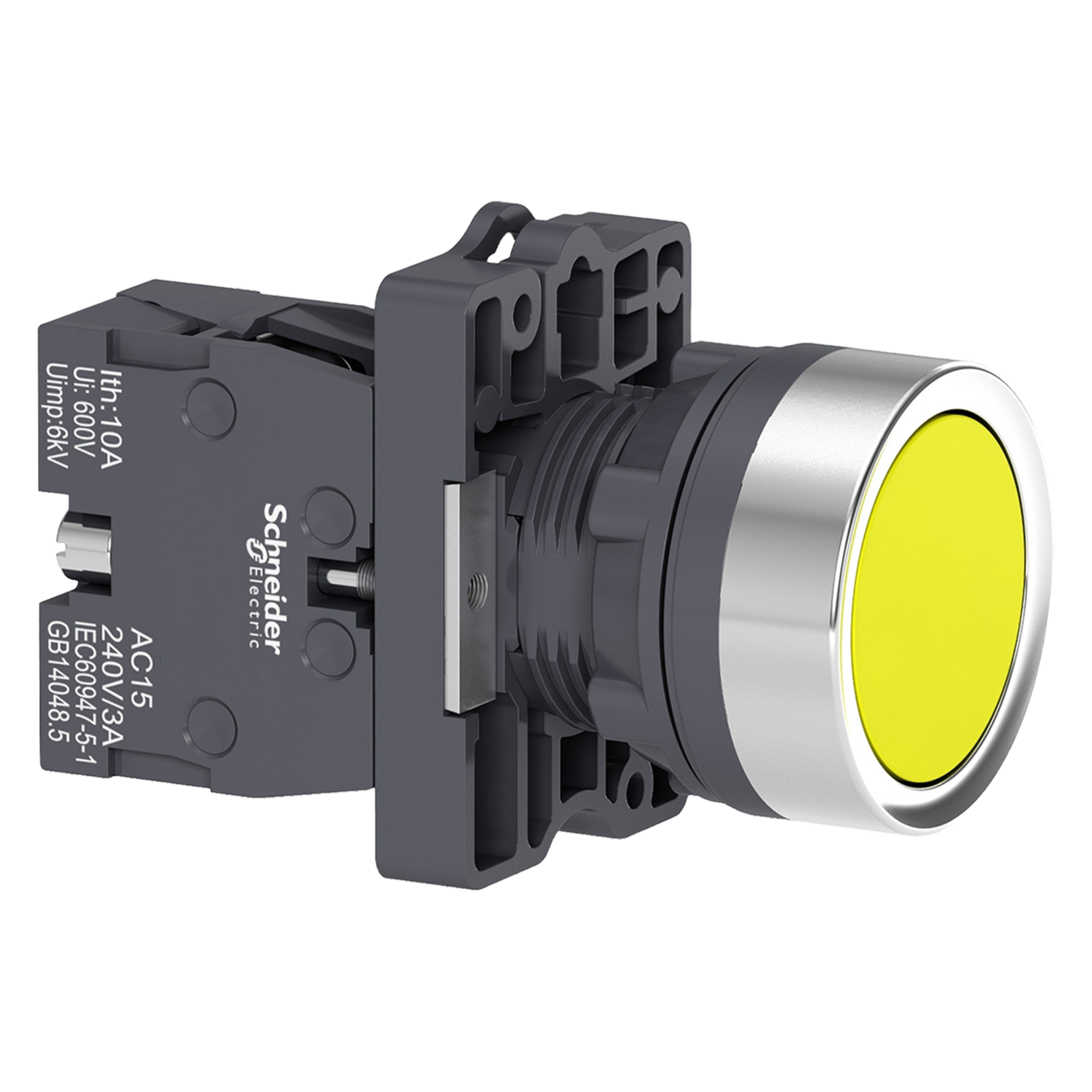 [26009] Pulsador XA2 Plástico Amarillo 1NA Schneider Electric