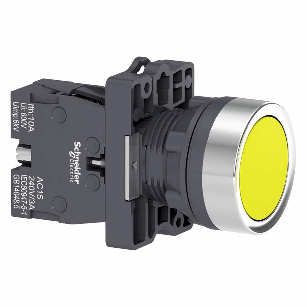 [26009] Pulsador XA2 Plástico Amarillo 1NA Schneider Electric