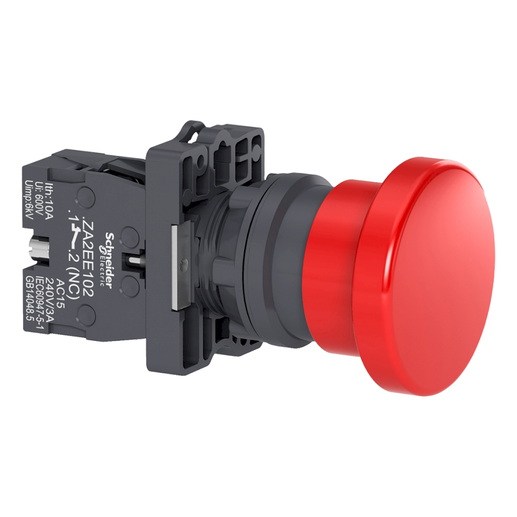 [26013] Pulsador XA2 Plástico Rojo 1NC Schneider Electric