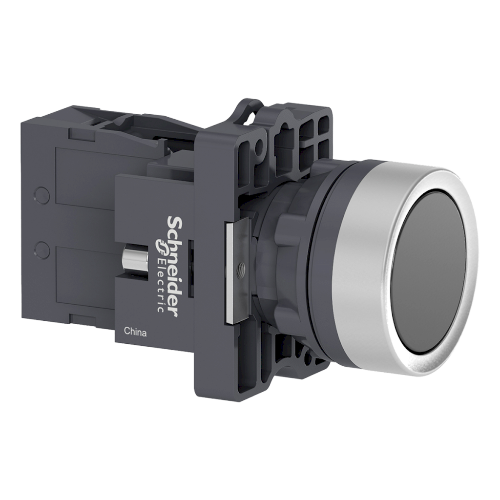 [26027] Pulsador XA2 Plástico Negro C/Retención 1NA Schneider Electric