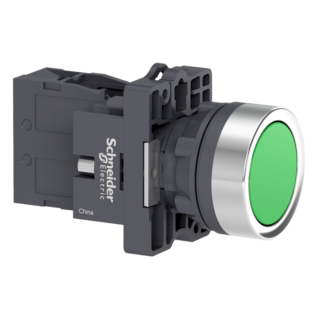 Pulsador XA2 Metálico Negro 1NA Schneider Electric