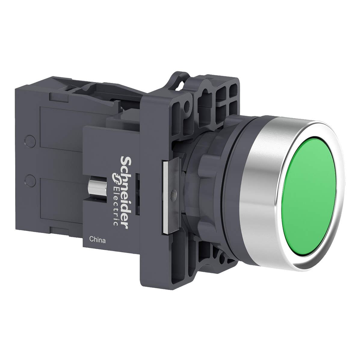 [26028] Pulsador XA2 Metálico Negro 1NA Schneider Electric