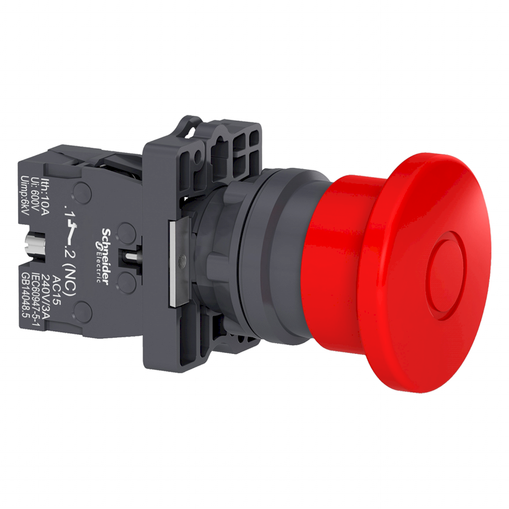 [26039] Pulsador XA2 Plástico Rojo 40mm 1NC Pulsar-Tirar Schneider Electric