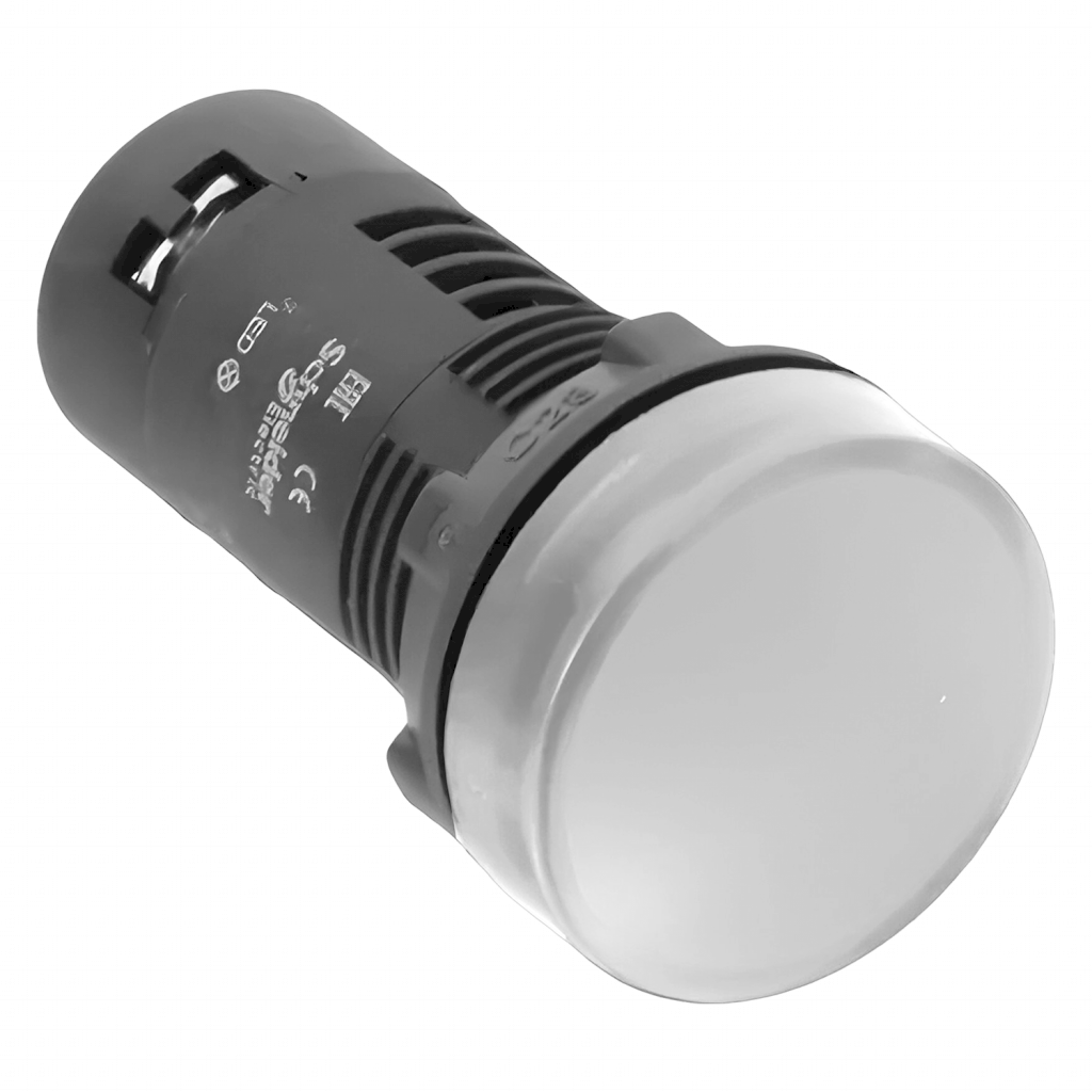 OJO DE BUEY XA2 PCO 24VCA/CC BLANCO MONOLITICO XA2EVB1LC