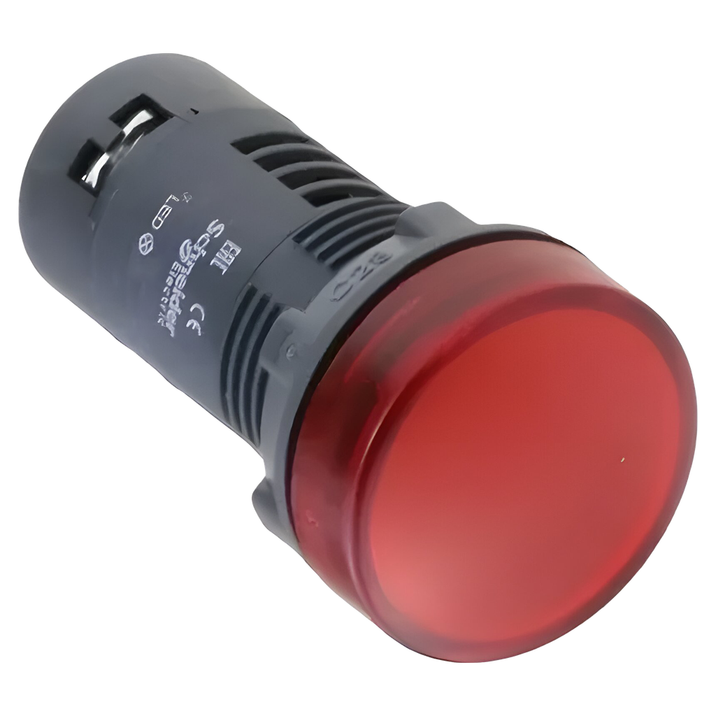 Ojo de Buey XA2 Plástico 24VCA/VCC 22mm Rojo Schneider Electric