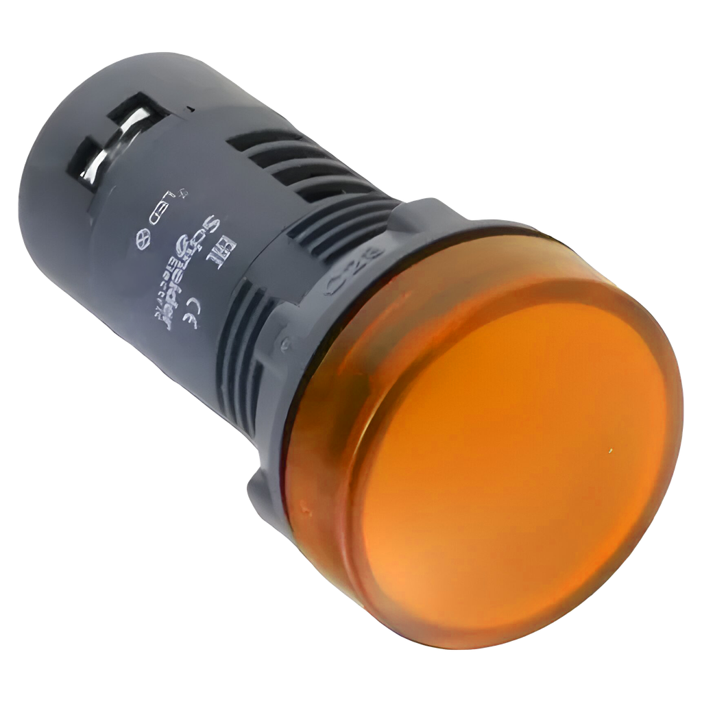 Ojo de Buey XA2 Plástico 24VCA/VCC 22mm Amarillo Schneider Electric