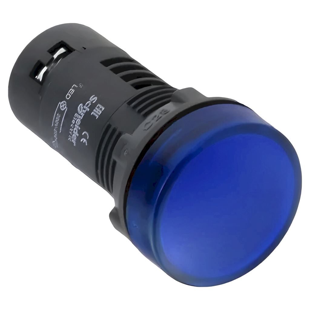 [26044] Ojo de Buey XA2 Plástico 24VCA/VCC 22mm Azul Schneider Electric