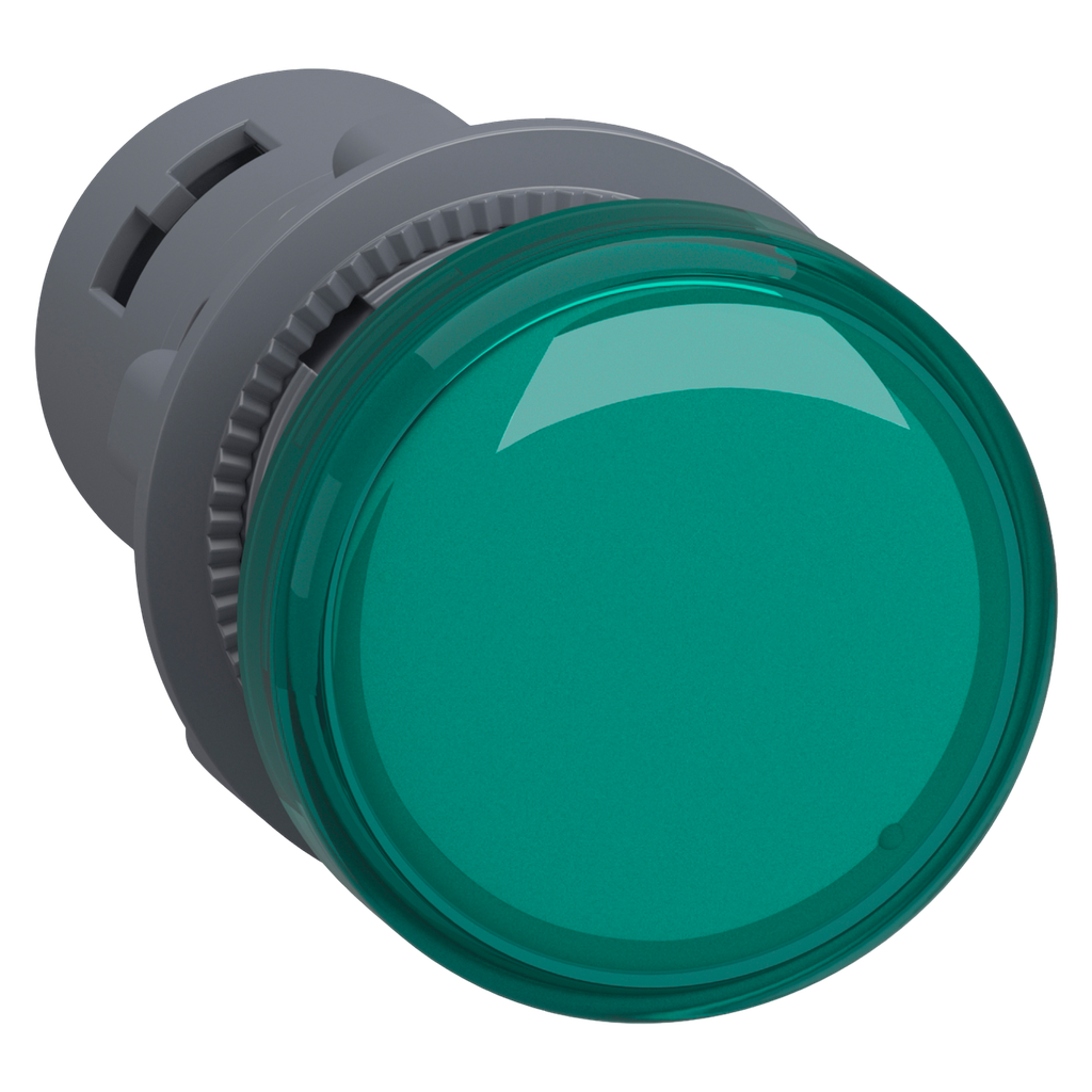 Ojo de Buey XA2 Plástico 220VCA/VCC 22mm Verde Schneider Electric