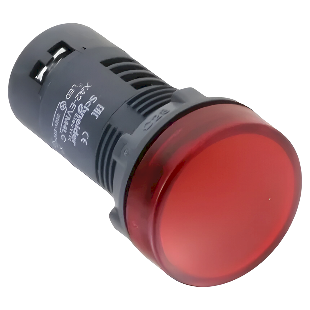 OJO DE BUEY XA2 PCO 220VCA/CC ROJO MONOLITICO XA2EVM4LC