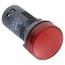 Ojo de Buey XA2 Plástico 220VCA/VCC 22mm Rojo Schneider Electric