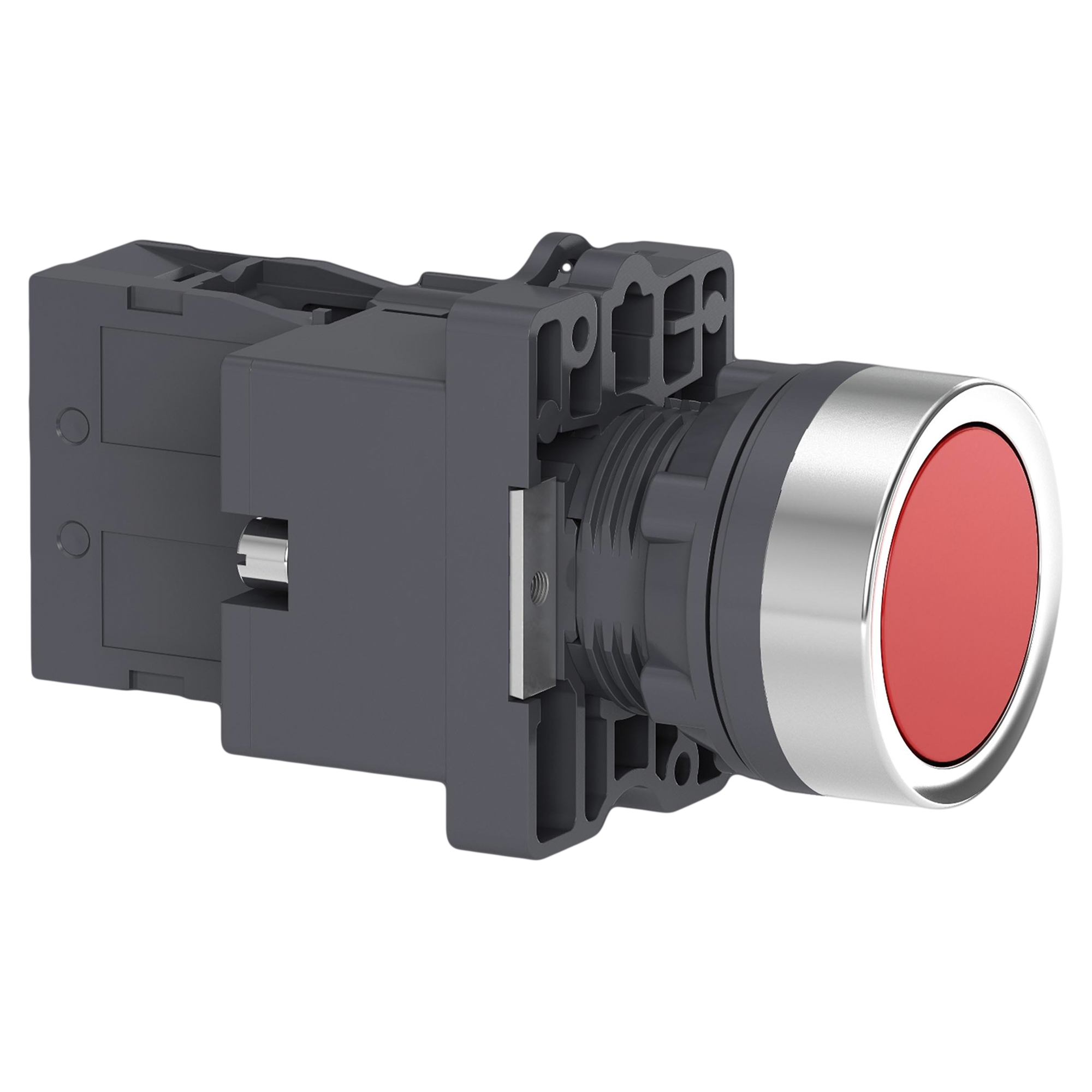 Pulsador Luminoso XA2 Plástico 220VCA/VCC 24VCC Rasante 1NA Rojo Schneider Electric