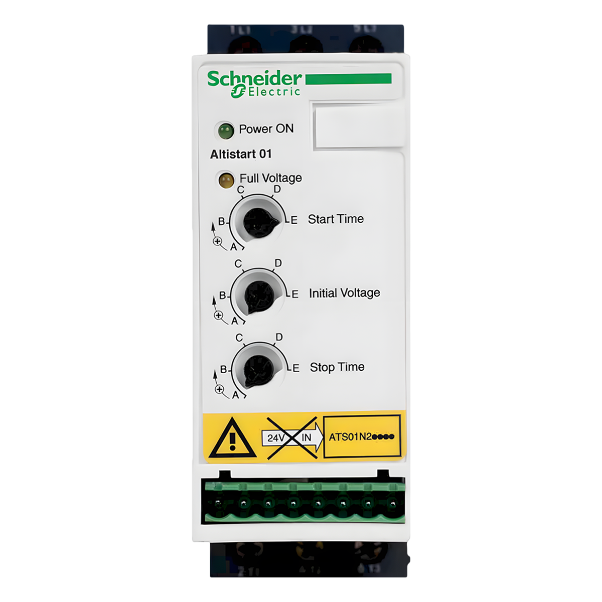 [26443] Arrancador Suave ATS01 Basic 220VCA 32A 15kW/20HP Schneider Electric