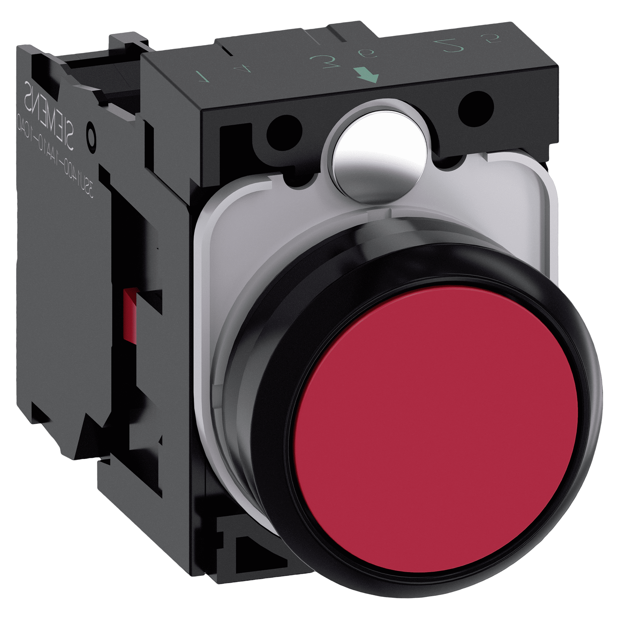 [27461] Pulsador 3SU1 Plástico Rojo 1NC Siemens